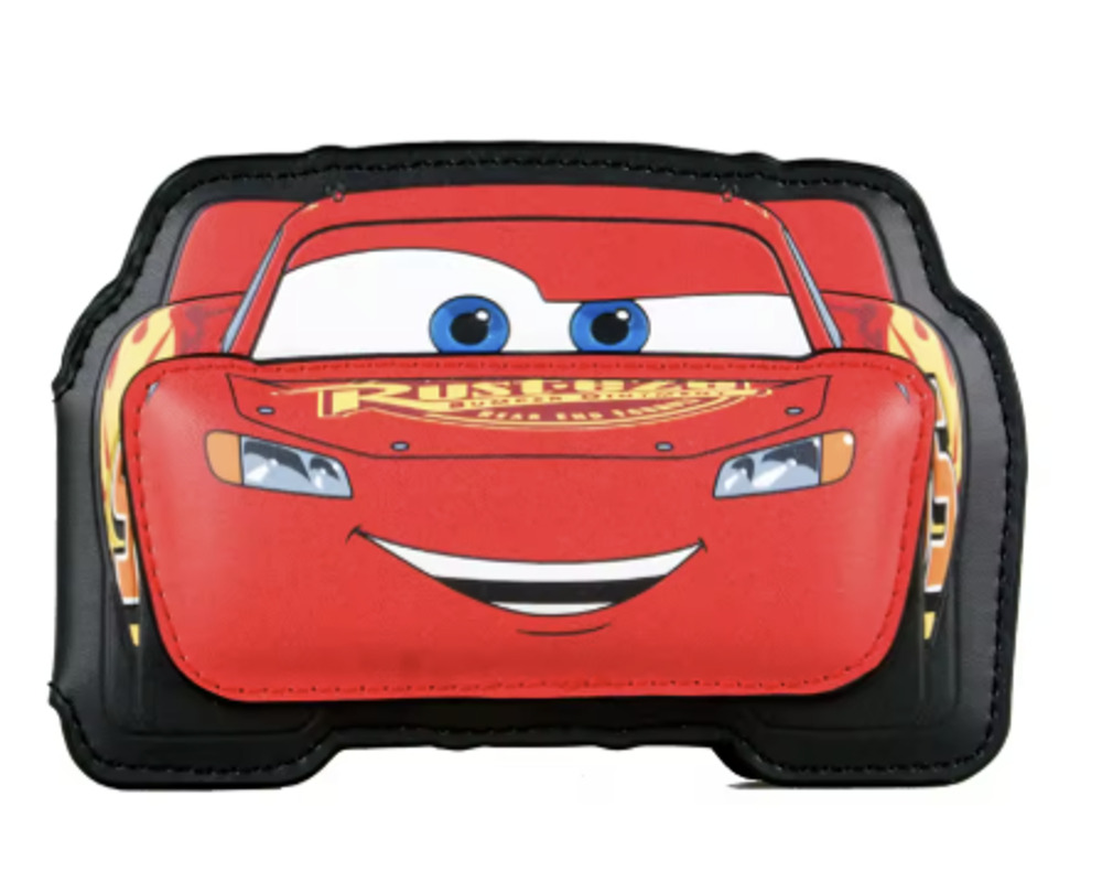 Disney x Pixar Cars Lightening McQueen Vegan Leather Bi-Fold Wallet, New